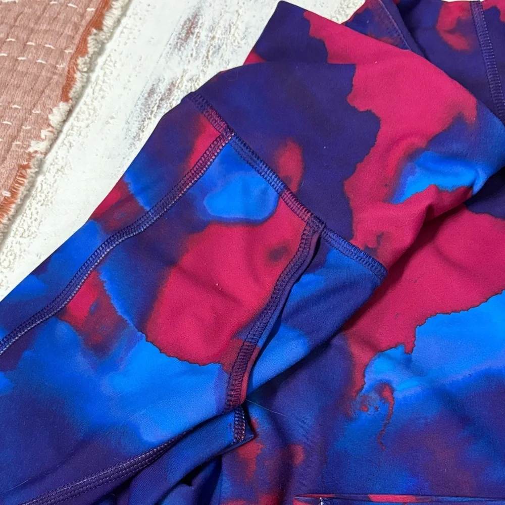 Old Navy Girls Active Blue‎ and Pink High-Rise Leggings Active Powersoft Size XL